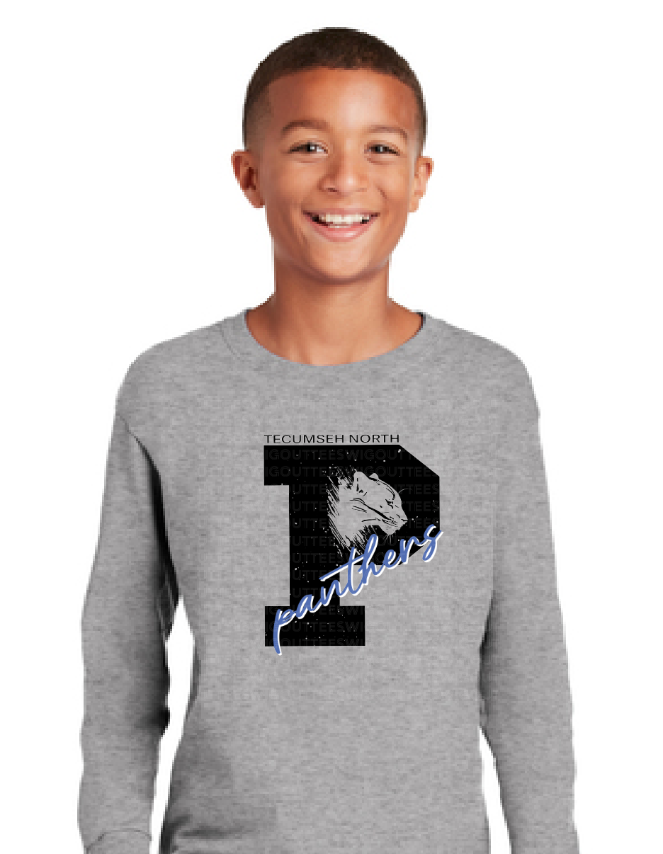 P is for Panther Long Sleeve T-Shirt