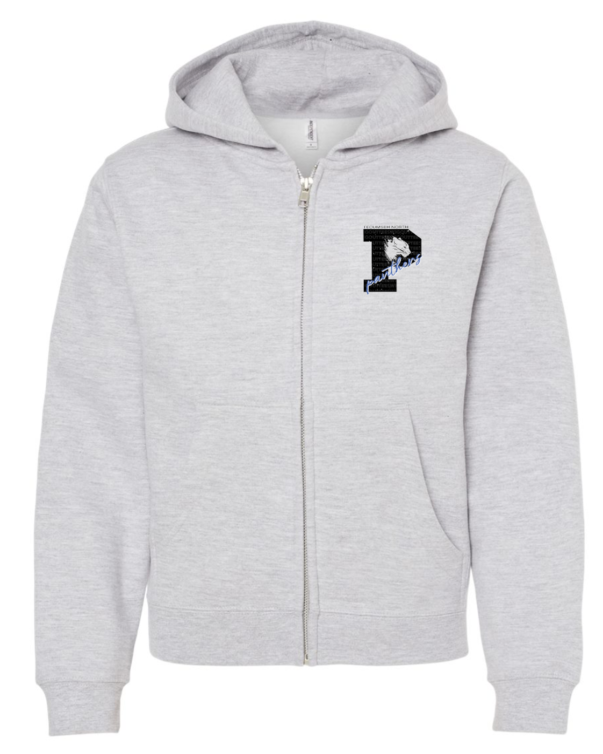 P is for Panthers Midweight Full-Zip Hoodie