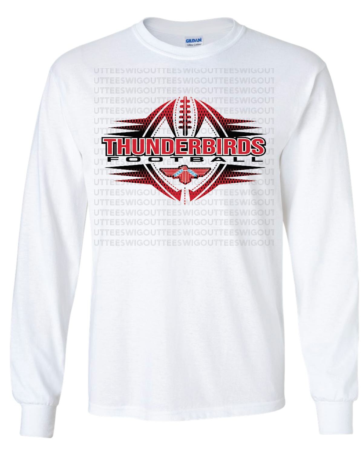 Tbird Football 2023 Gildan Ultra Cotton Long Sleeve T-Shirt