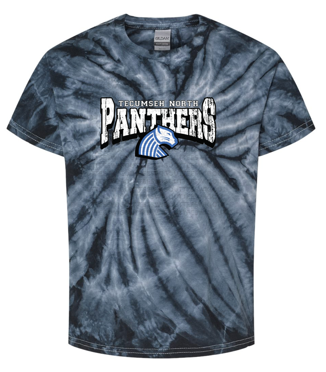 Tecumseh North Panthers Tie Dye T-shirt