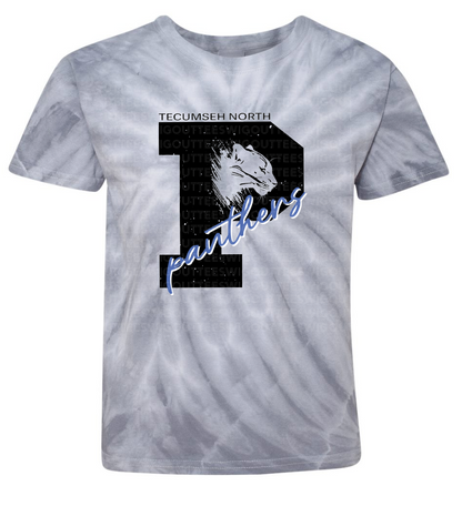 P is for Panther Tie Dye T-shirt