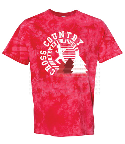 Cross Country Crystal Tie Dye T-shirt