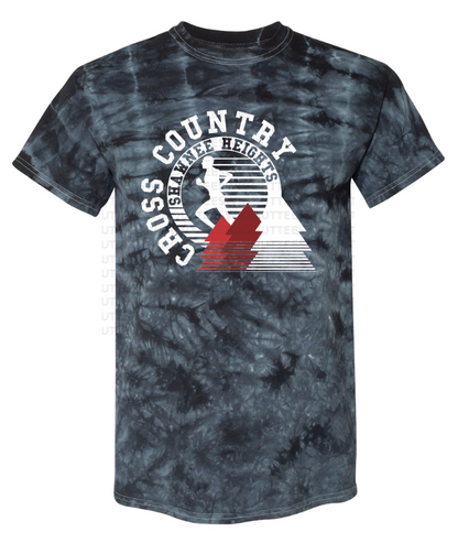 Cross Country Crystal Tie Dye T-shirt