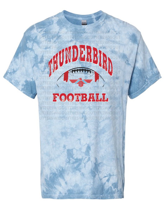 Thunderbird Football Crystal Tie Dye T-shirt