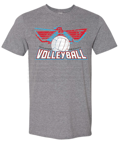 Shawnee Heights Volleyball Gildan Softstyle T-Shirt