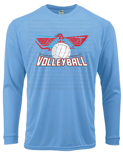 Shawnee Heights Volleyball Paragon Performance Long Sleeve T-shirt