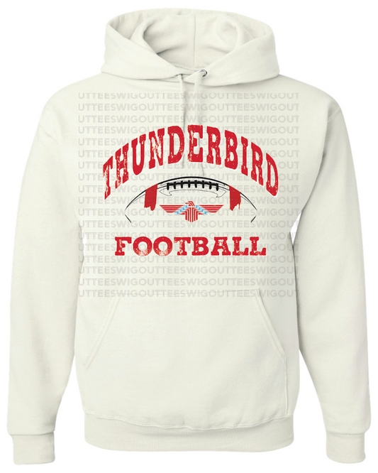 Thunderbird Football Jerzees Nublend Hooded Sweatshirt
