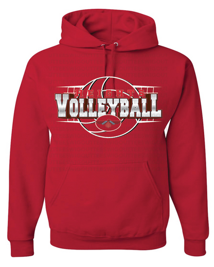 Heights Volleyball Jerzees Nublend Hooded Sweatshirt