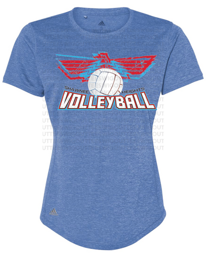 Shawnee Heights Volleyball Adidas Women's Performance Polo