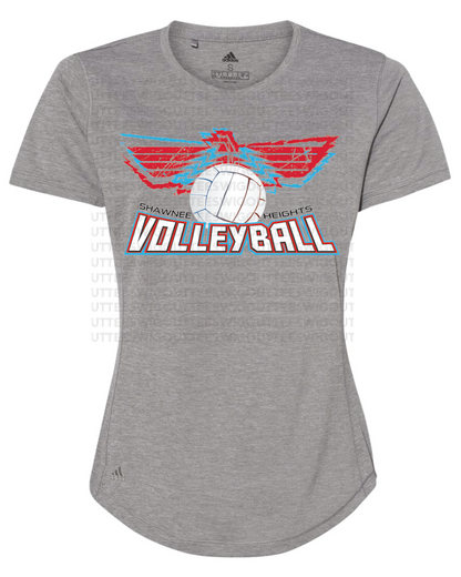 Shawnee Heights Volleyball Adidas Women's Performance Polo