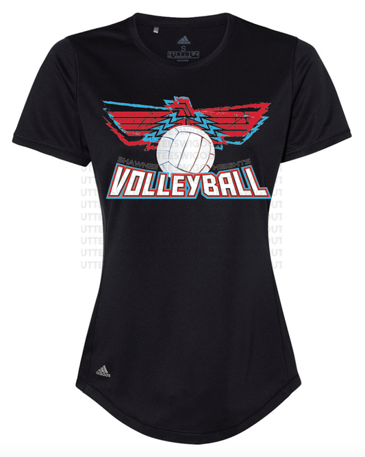 Shawnee Heights Volleyball Adidas Women's Performance Polo