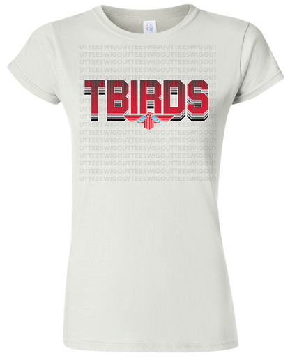 Stacked Birds Womens Gildan Softstyle T-Shirt