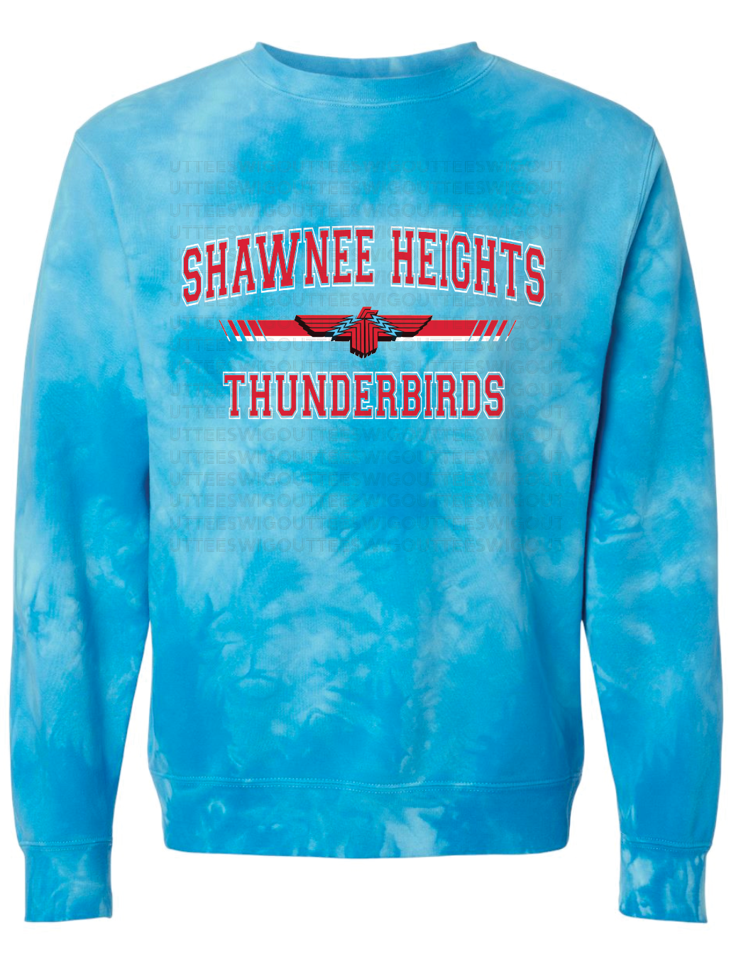 Shawnee Heights Collegiate Independent Mid-Weight Tie-Dyed Sweatshirt