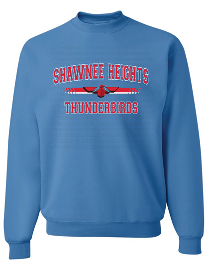 Shawnee Heights Collegiate Jerzees Nublend Crew Sweatshirt