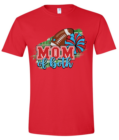 Football and Cheer Mom Gildan Softstyle