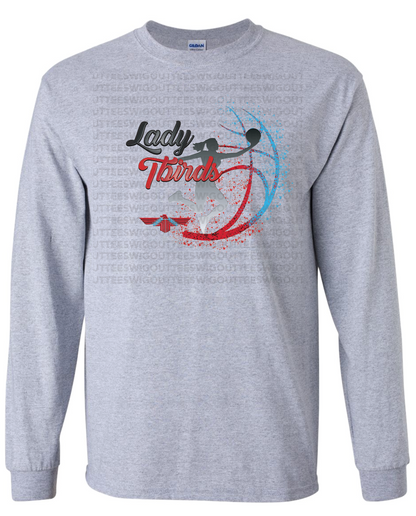 Lady Tbirds Basketball Gildan Ultra Cotton Long Sleeve T-Shirt