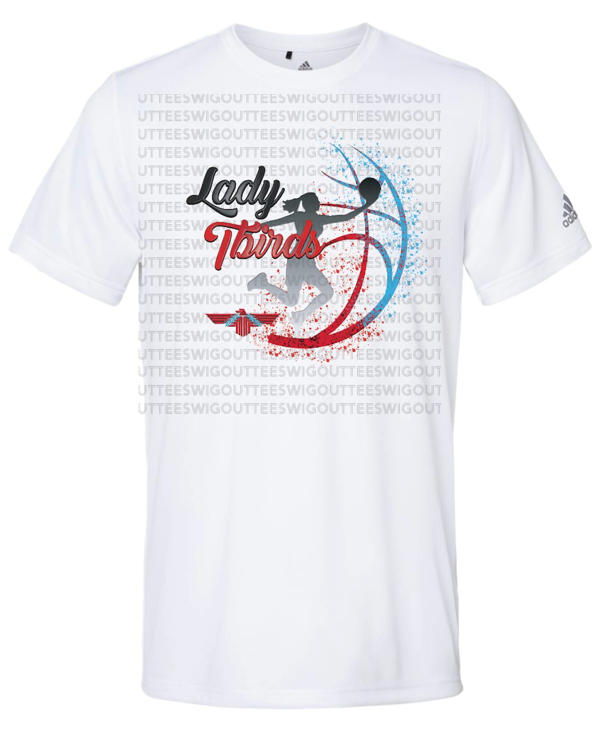 Lady Tbirds Basketball Adidas Sports T-shirt
