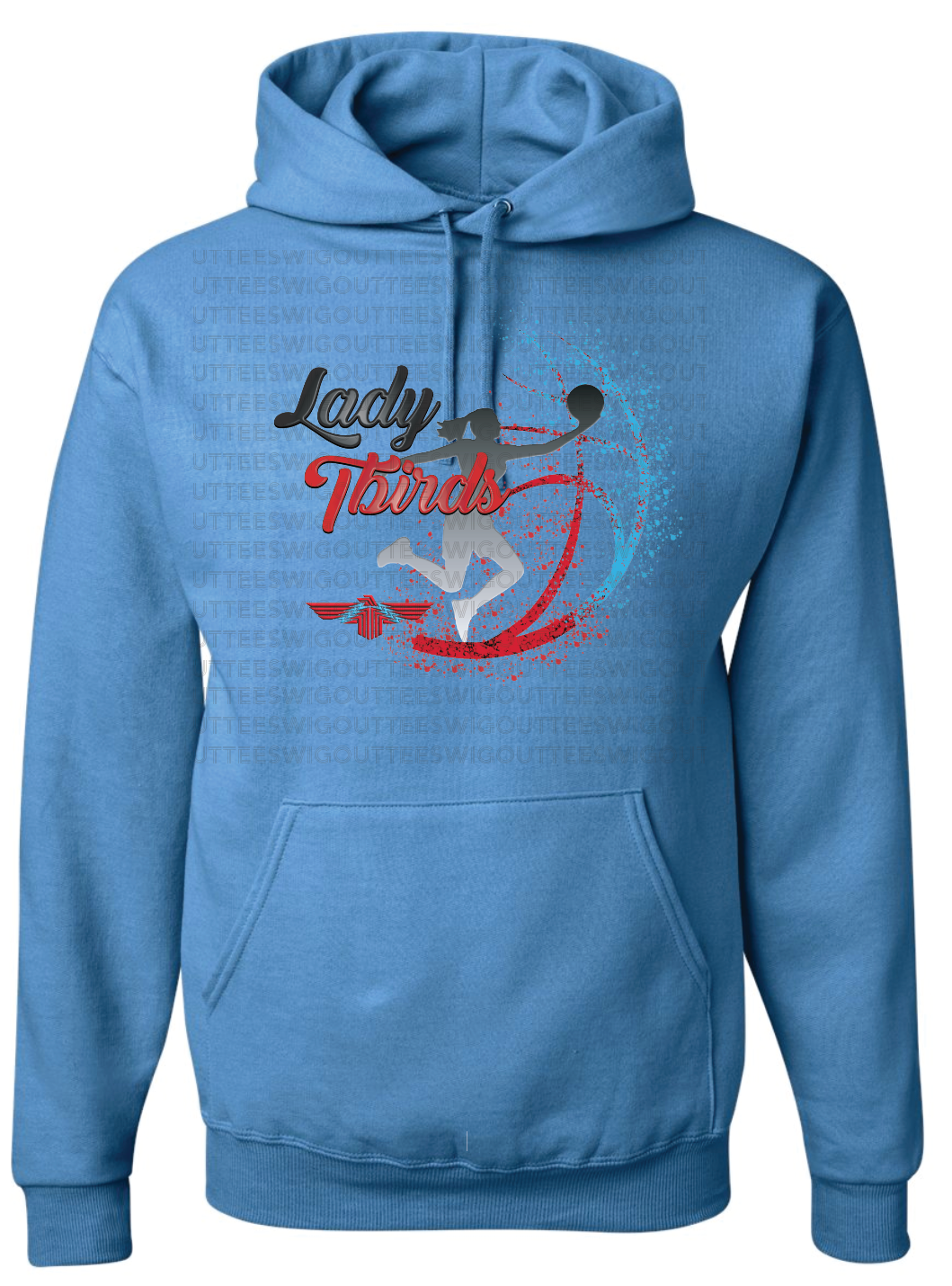 Lady Tbirds Basketball Jerzees Nublend Hooded Sweatshirt