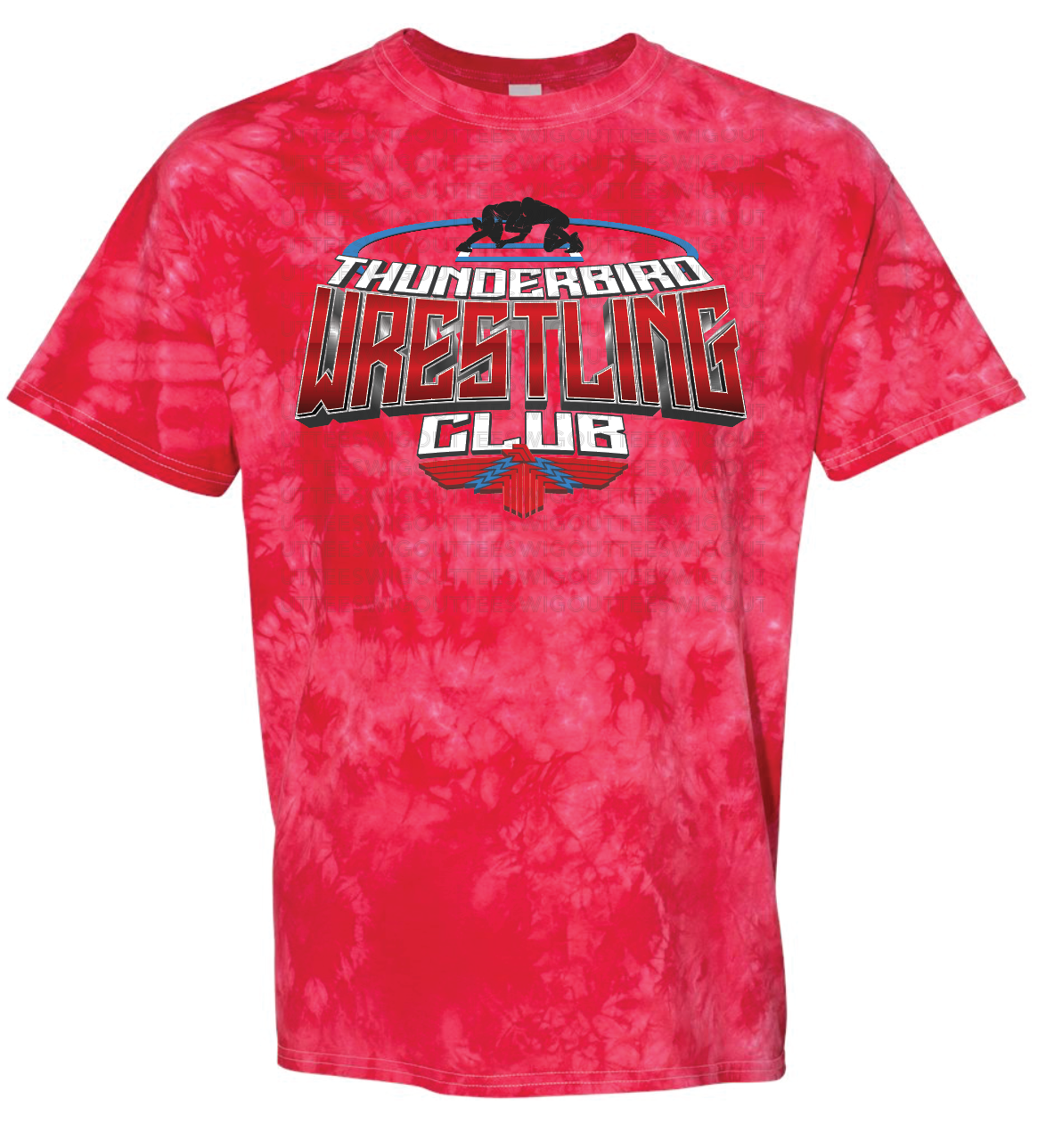 Third Wrestling Club Crystal Tie Dye T-shirt