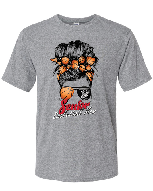 Senior Basketball Mom Bun Paragon Performance T-shirt