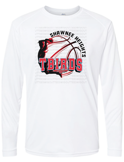 SHHS Tbirds Basketball Paragon Performance Long Sleeve T-shirt