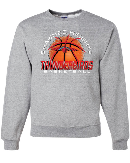 Thunderbirds Basketball Jerzees Nublend Crew Sweatshirt