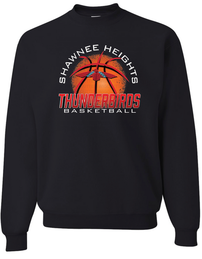 Thunderbirds Basketball Jerzees Nublend Crew Sweatshirt