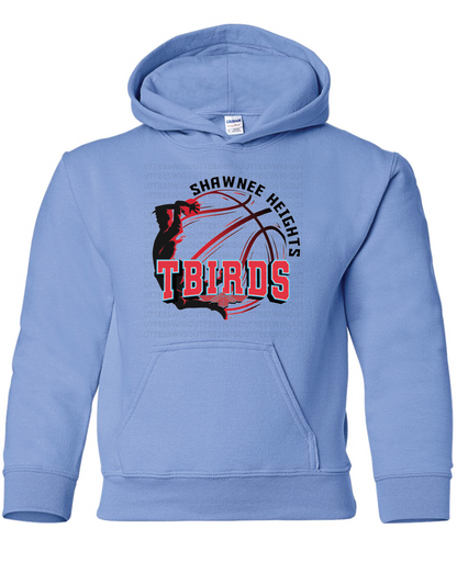 SHHS Tbirds Basketball Jerzees Nublend Hooded Sweatshirt