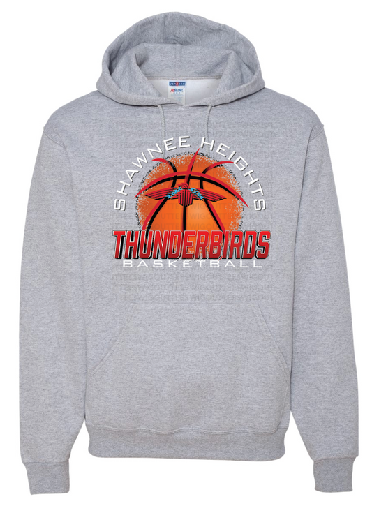 Thunderbirds Basketball Jerzees Nublend Hooded Sweatshirt