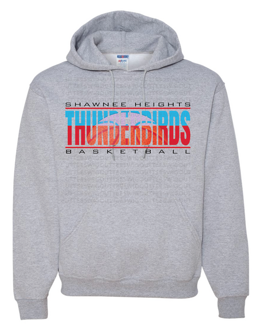 Shawnee Heights High School Basketball Jerzees Nublend Hooded Sweatshirt