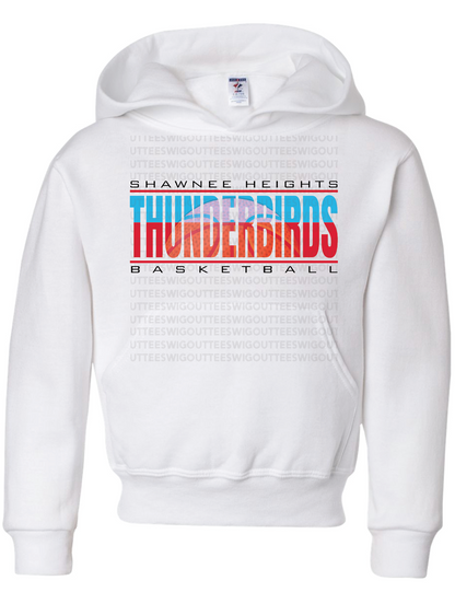 Shawnee Heights High School Basketball Jerzees Nublend Hooded Sweatshirt