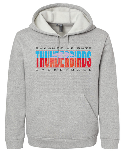 Shawnee Heights High School Basketball Adidas Fleece Hooded Sweatshirt