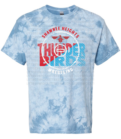 Shawnee Heights Wrestling Crystal Tie Dye T-shirt
