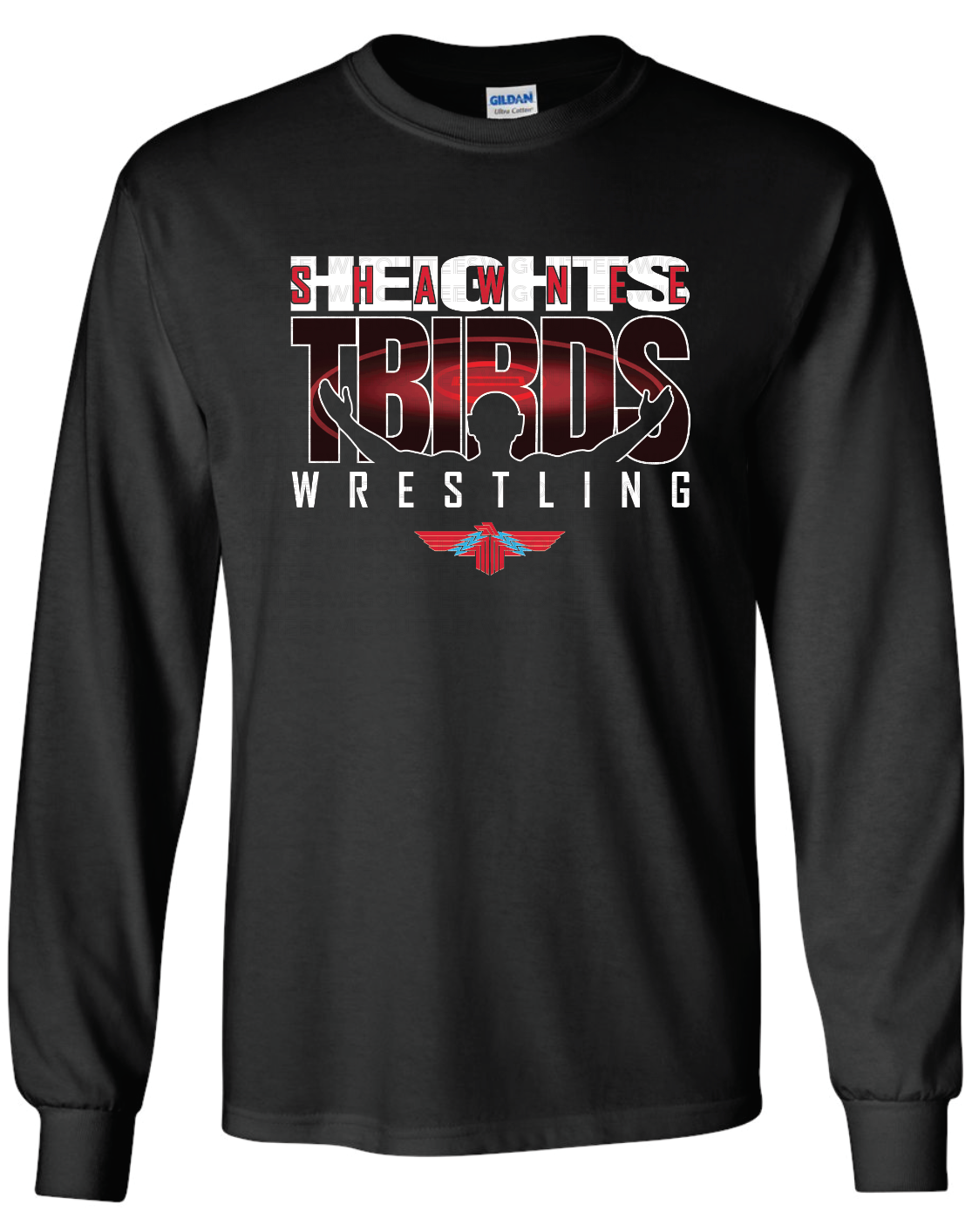 Heights Wrestling Gildan Ultra Cotton Long Sleeve T-Shirt