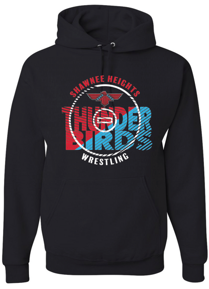 Shawnee Heights Wrestling Jerzees NuBlend® Hooded Sweatshirt