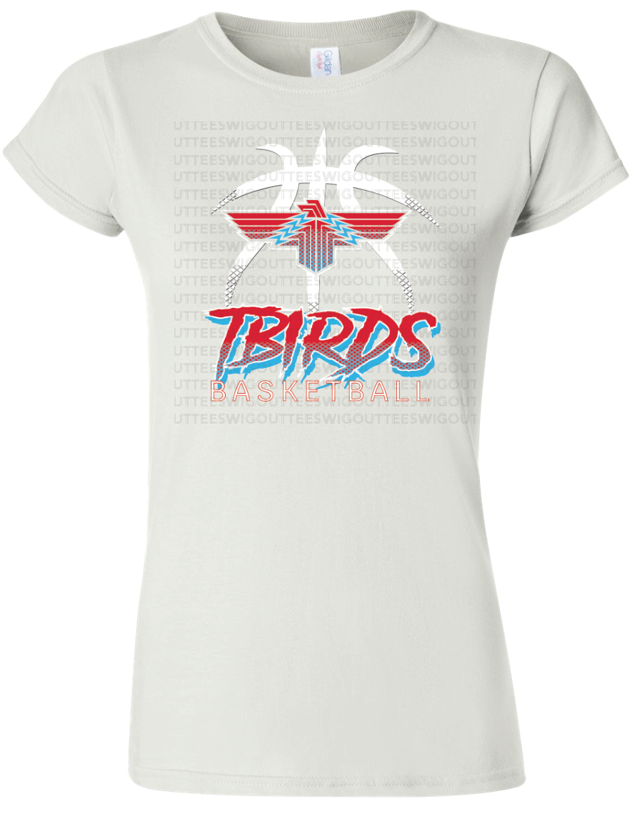 Tbirds Basketball Womens Gildan Softstyle T-Shirt