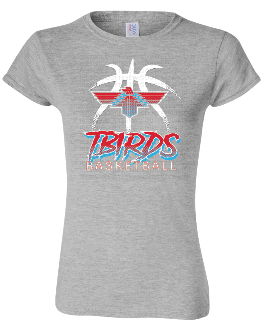 Tbirds Basketball Womens Gildan Softstyle T-Shirt