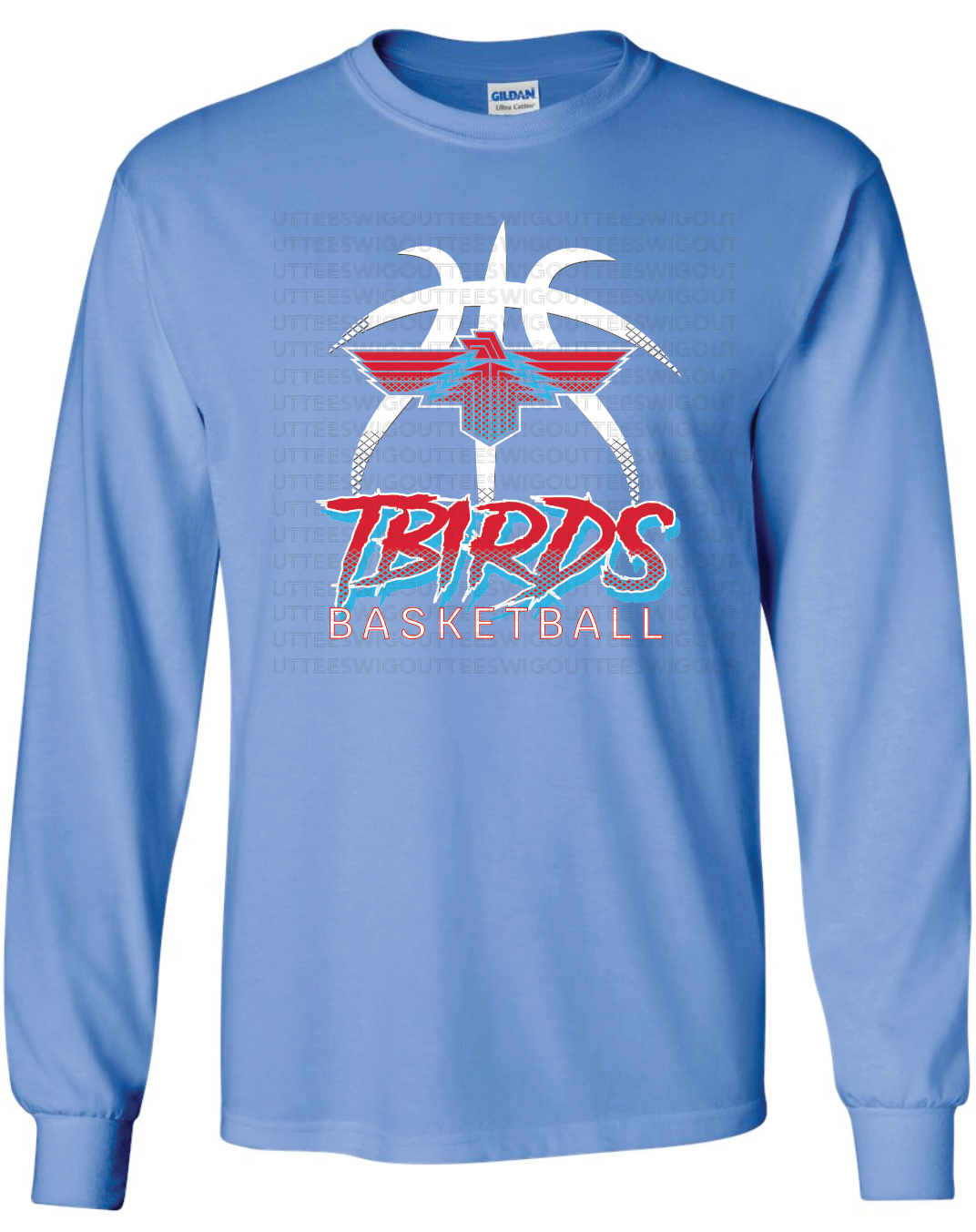 Tbirds Basketball Gildan Ultra Cotton Long Sleeve T-Shirt