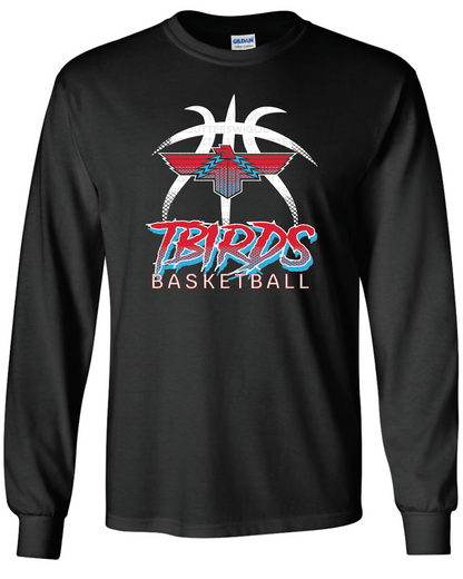 Tbirds Basketball Gildan Ultra Cotton Long Sleeve T-Shirt