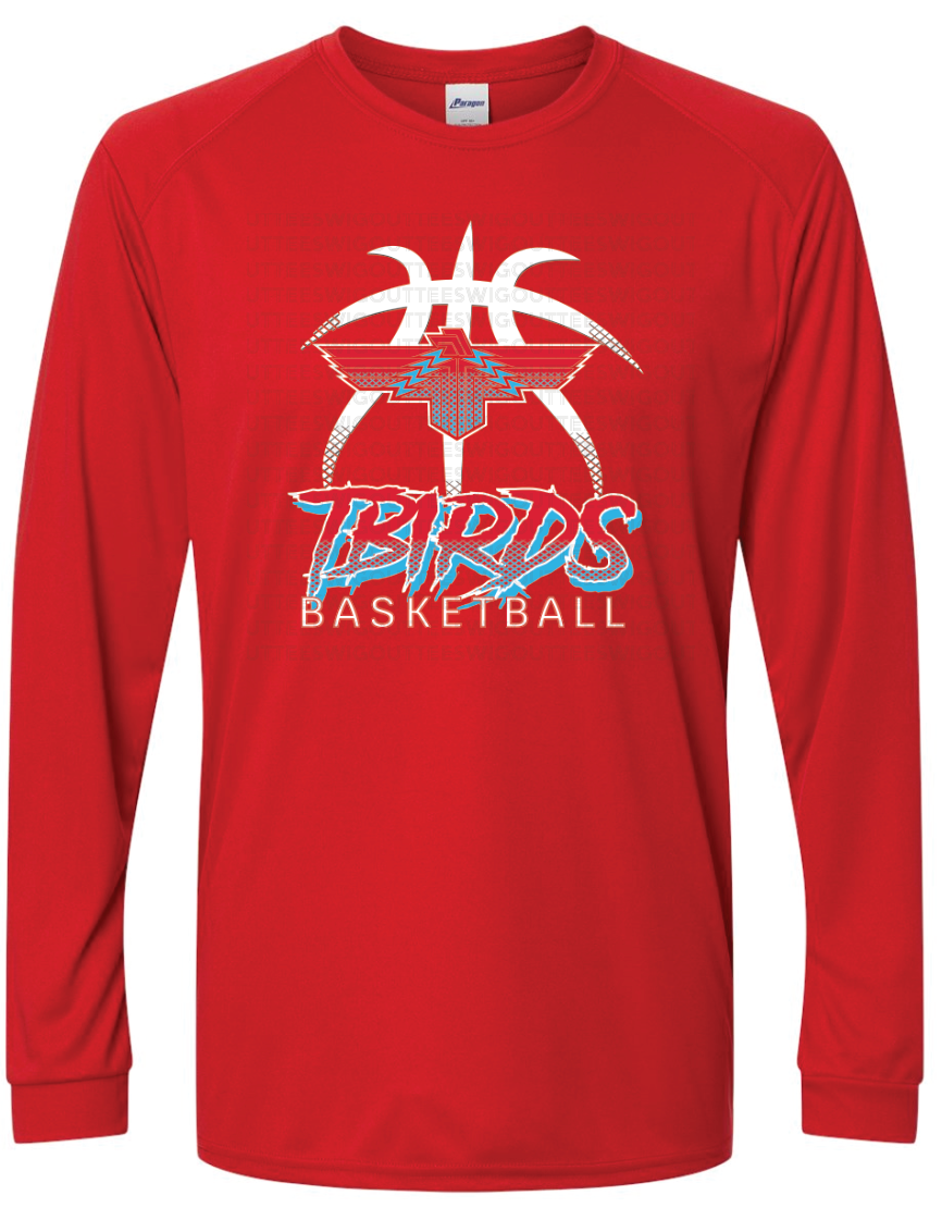 Tbirds Basketball Paragon Performance Long Sleeve T-shirt