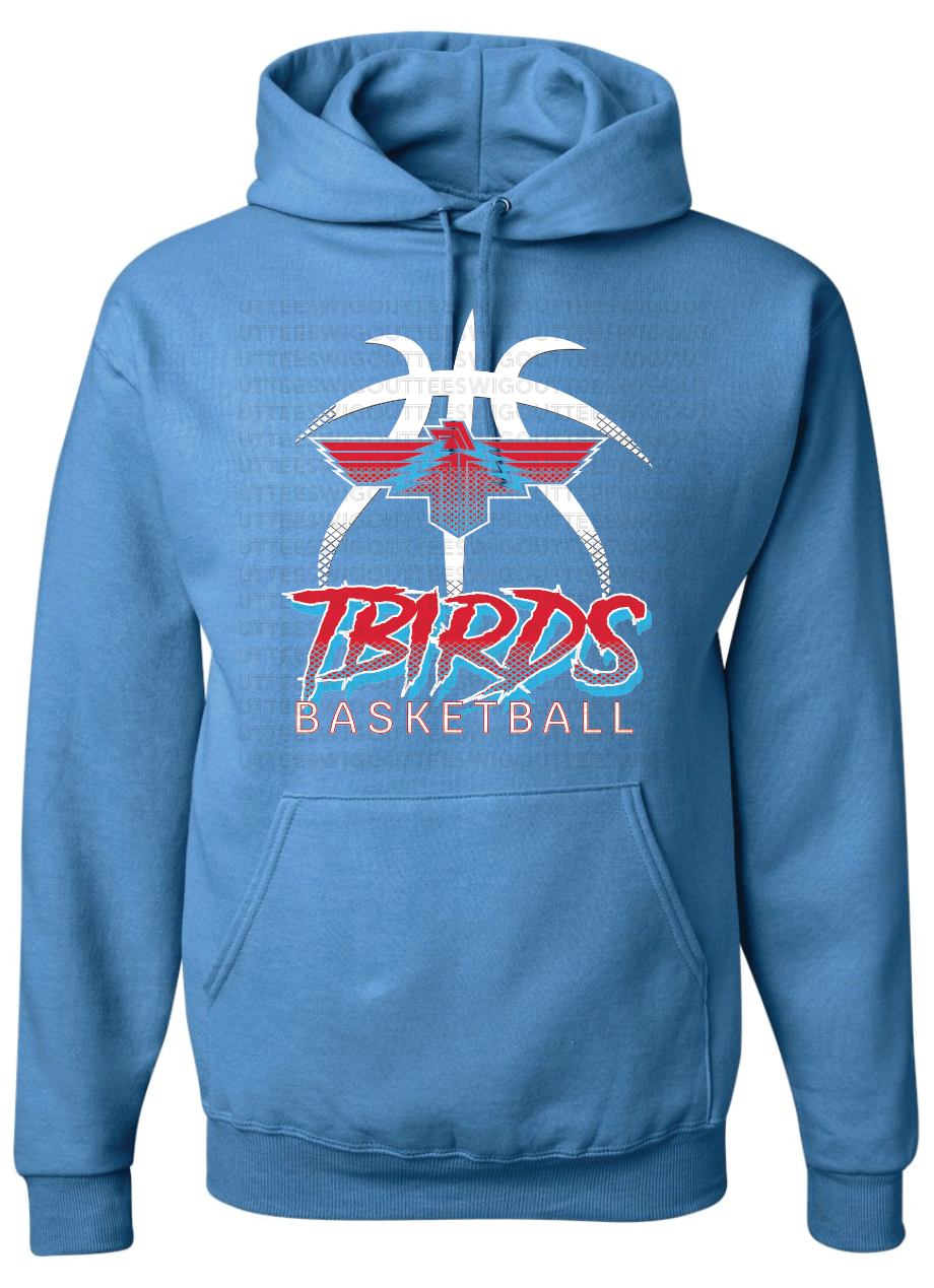 Tbirds Basketball Jerzees NuBlend® Hooded Sweatshirt