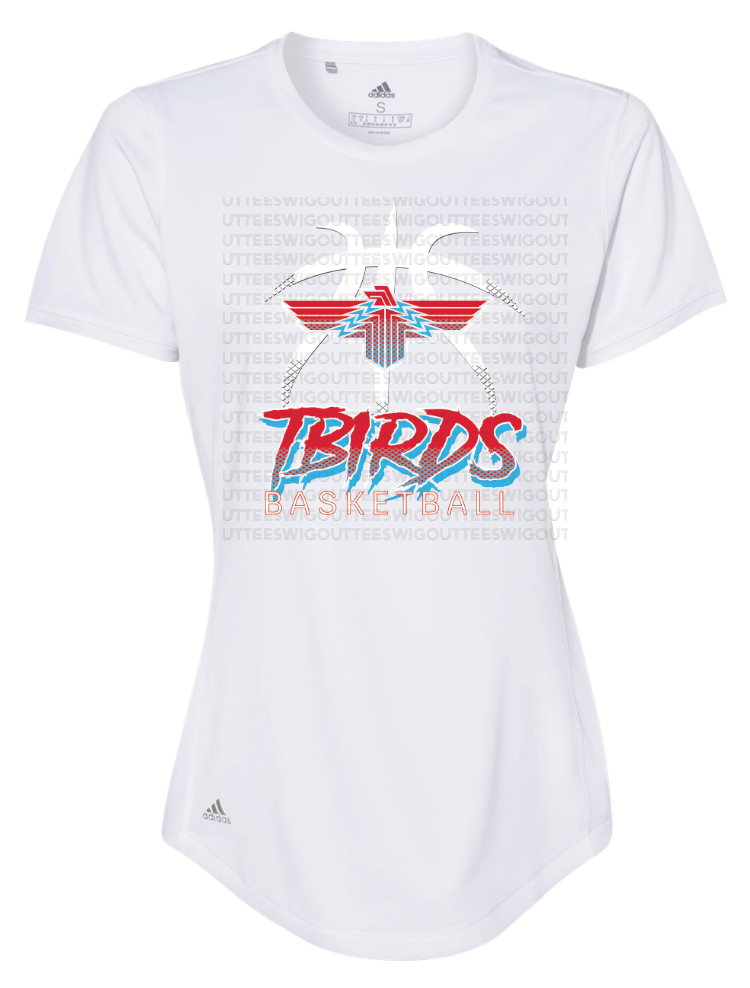 Tbirds Basketball Adidas Womens Sports T-shirt