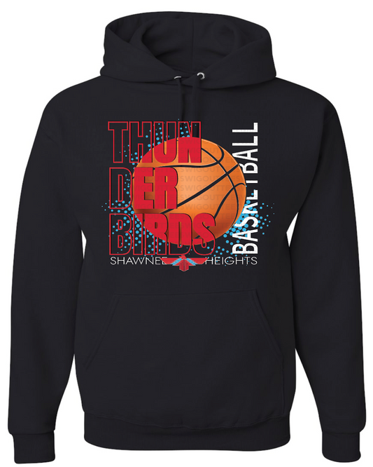 Thunderbirds Basketball Jerzees NuBlend® Hooded Sweatshirt