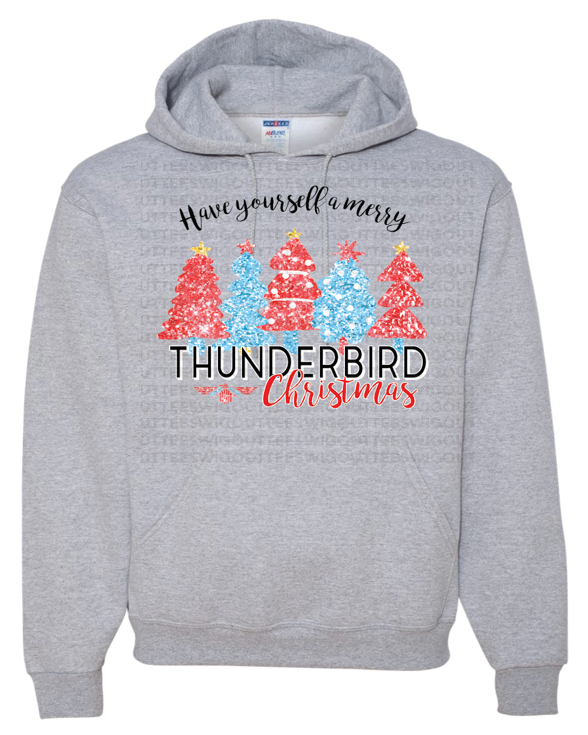 Shawnee Heights Holiday Jerzees Nublend Hooded Sweatshirt