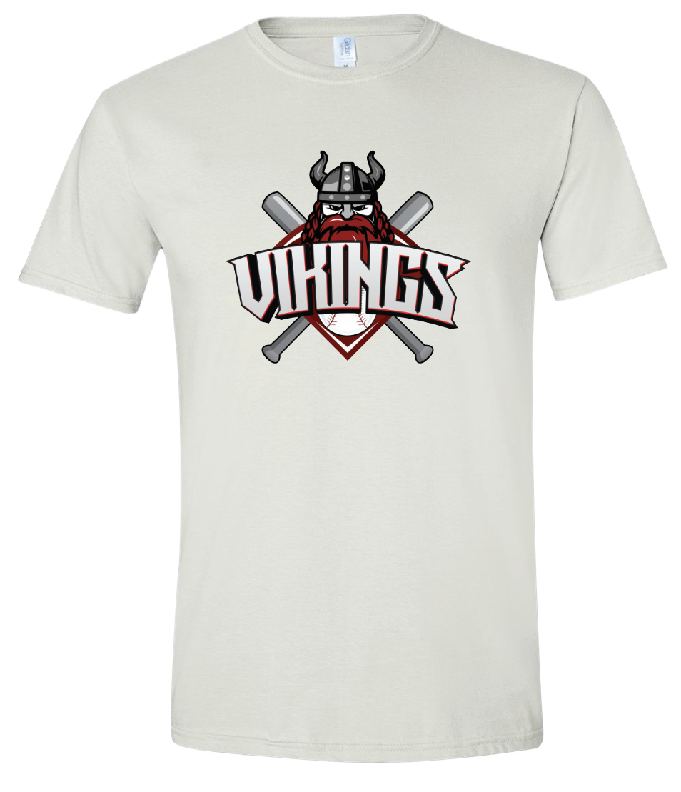 Vikings Logo Gildan Softstyle T-Shirt