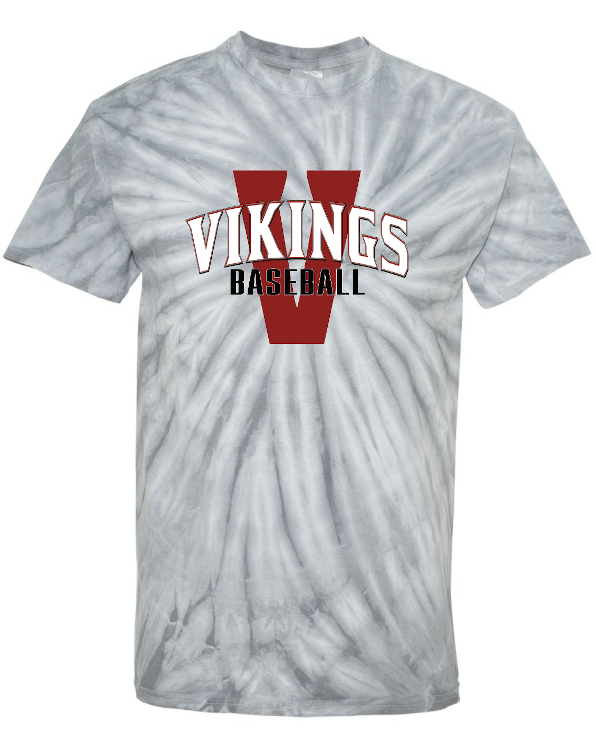 Vikings Baseball Cyclone Tie Dye T-shirt