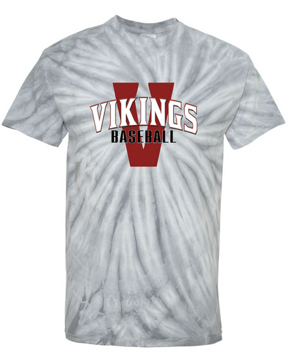 Vikings Baseball Cyclone Tie Dye T-shirt