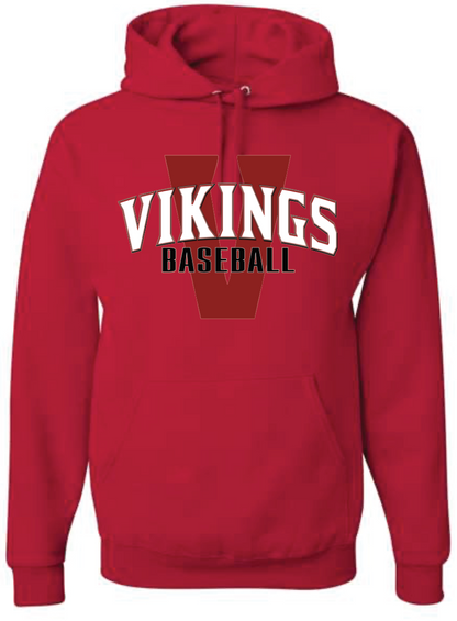 Vikings Baseball Jerzees Nublend Hooded Sweatshirt