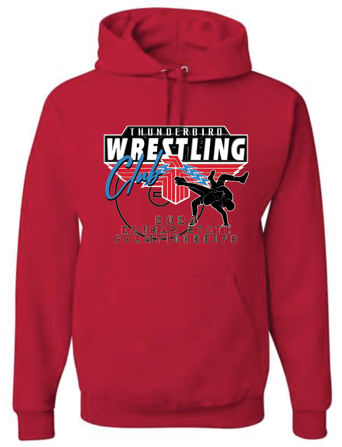 *PREORDER*(till 3/1/24) 2024 State Wrestling Championships Jerzees Hoodie