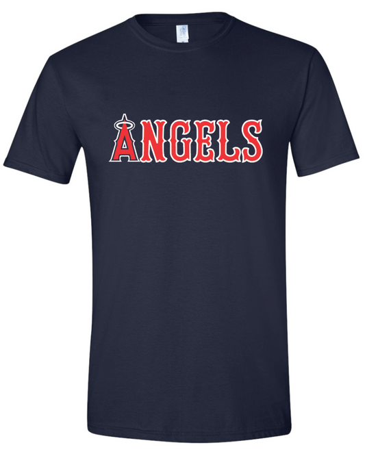 Angels Baseball Gildan Softstyle T-Shirt